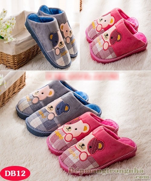 Dép bông mang trong nhà cao cấp