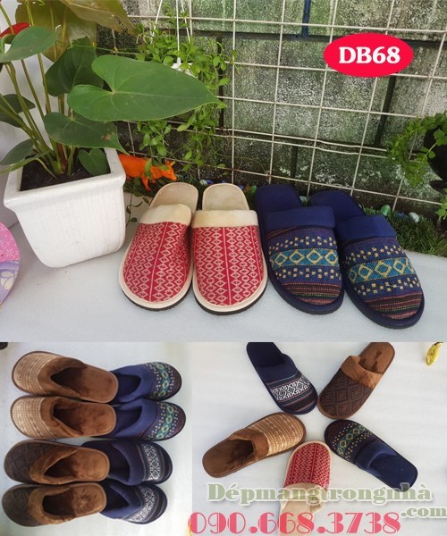 Dép bông mang trong nhà DB68