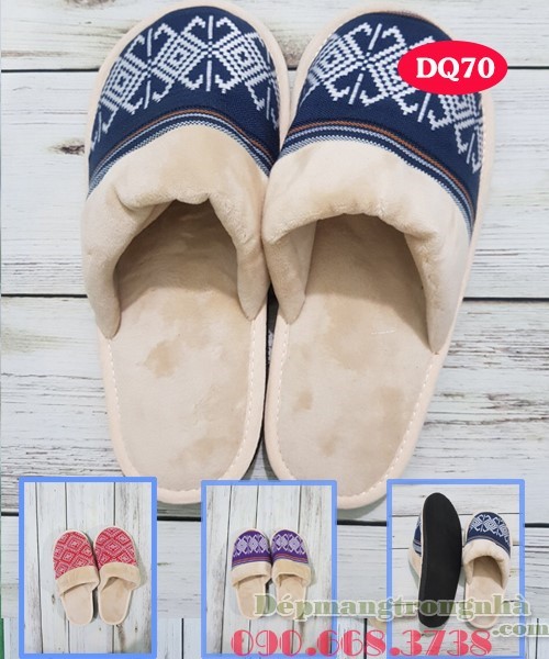 Dép bông quế cao cấp mang trong nhà DQ70