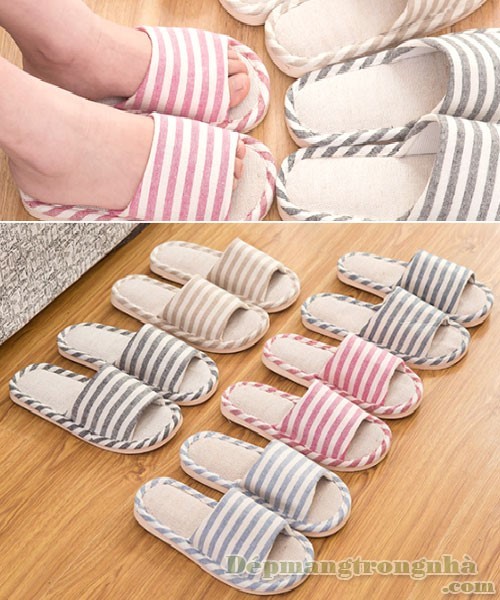 Dép vải đi trong nhà